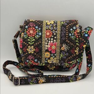 Stephanie Dawn Flowered Patterned Crossbody Bag
